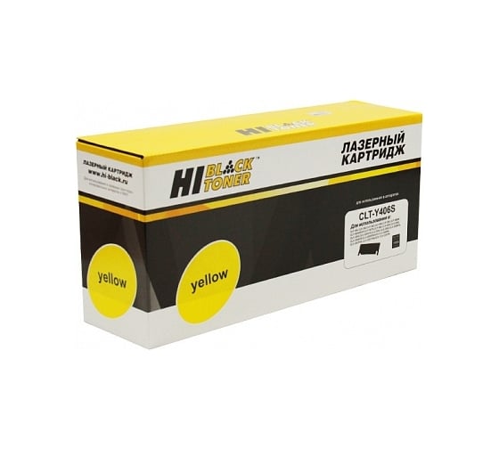 Изображение товара Картридж Hi-Black CLT-Y406S желтый для Samsung CLP-360/365/368/CLX-3300/3305 HB-CLT-Y406S