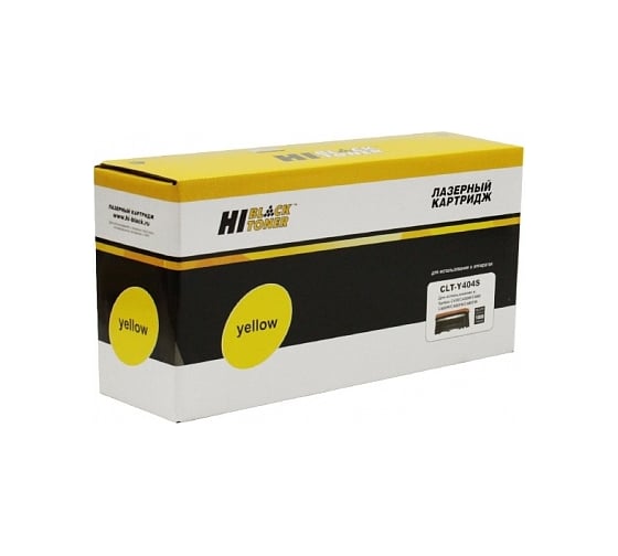 Изображение товара Картридж Hi-Black CLT-Y404S желтый для Samsung Xpress C430/C430W/480/W/FN/FW HB-CLT-Y404S