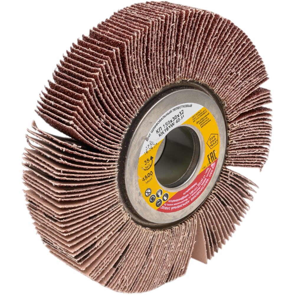 Изображение товара Круг лепестковый KK19XW 150х30 мм для металла и дерева