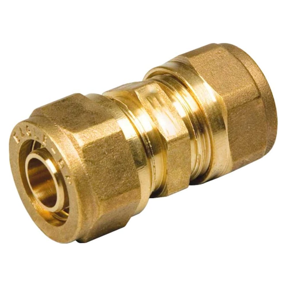 Изображение товара Компрессионная муфта BYR PEX равнопроходная 16 (2.2) 1210