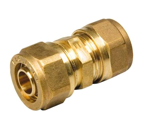 Изображение товара Компрессионная муфта BYR PEX равнопроходная 20 (2.8) 1211