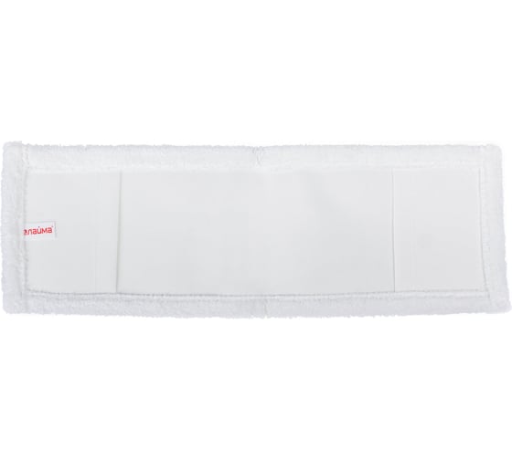 Изображение товара Насадка МОП LAIMA плоская для швабры/держателя 40 см, карманы,микрофибра, упаковка 601476