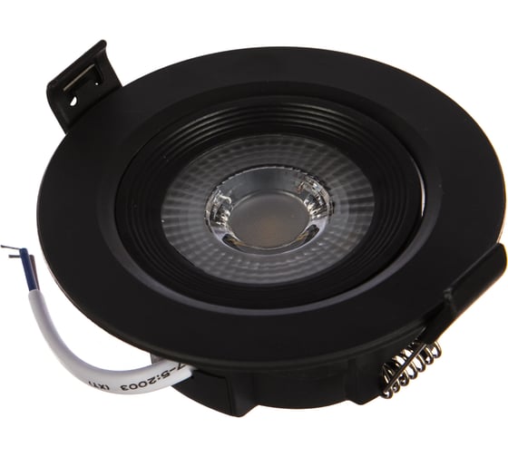 Изображение товара Светодиодный светильник ЭРА KL LED 22A-5 4K BK круглый поворотн LED SMD 5W 4000K Б0039687