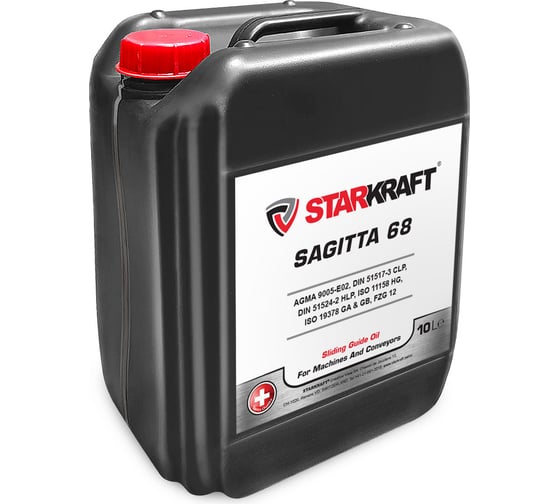 Изображение товара Масло для направляющих SAGITTA 68 10 л STARKRAFT SA5846010