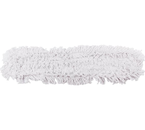 Изображение товара Насадка МОП LAIMA плоская 80 см для швабры-рамки, карманы, хлопок 603610