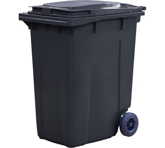 Изображение товара Мусорный контейнер Тара.ру 360 л, серый 19739