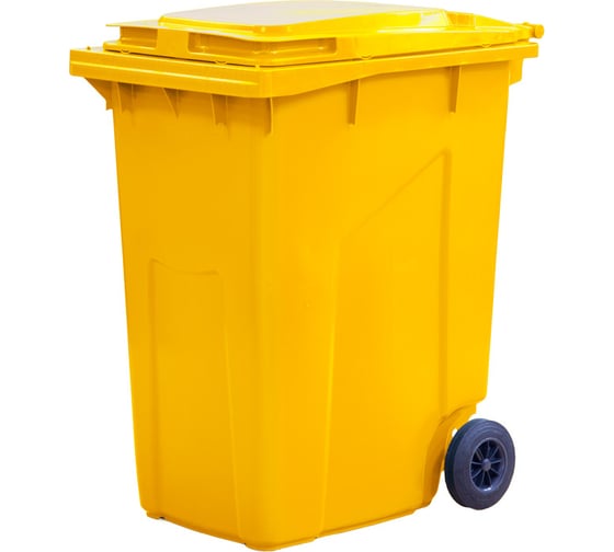 Изображение товара Мусорный контейнер Тара.ру 360л, желтый 19733