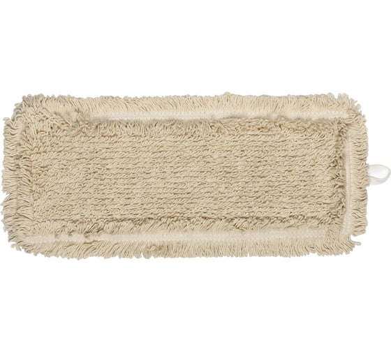 Изображение товара Насадка МОП LAIMA плоская для швабры/держателя 40 см, уши/карманы,пробивной хлопок, EXPERT, 605307