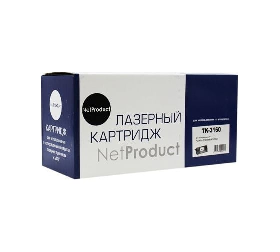 Изображение товара Картридж Netproduct TK-3160 с чипом, для Kyocera P3045dn/P3050dn/P3055dn, 12,5K N-TK-3160