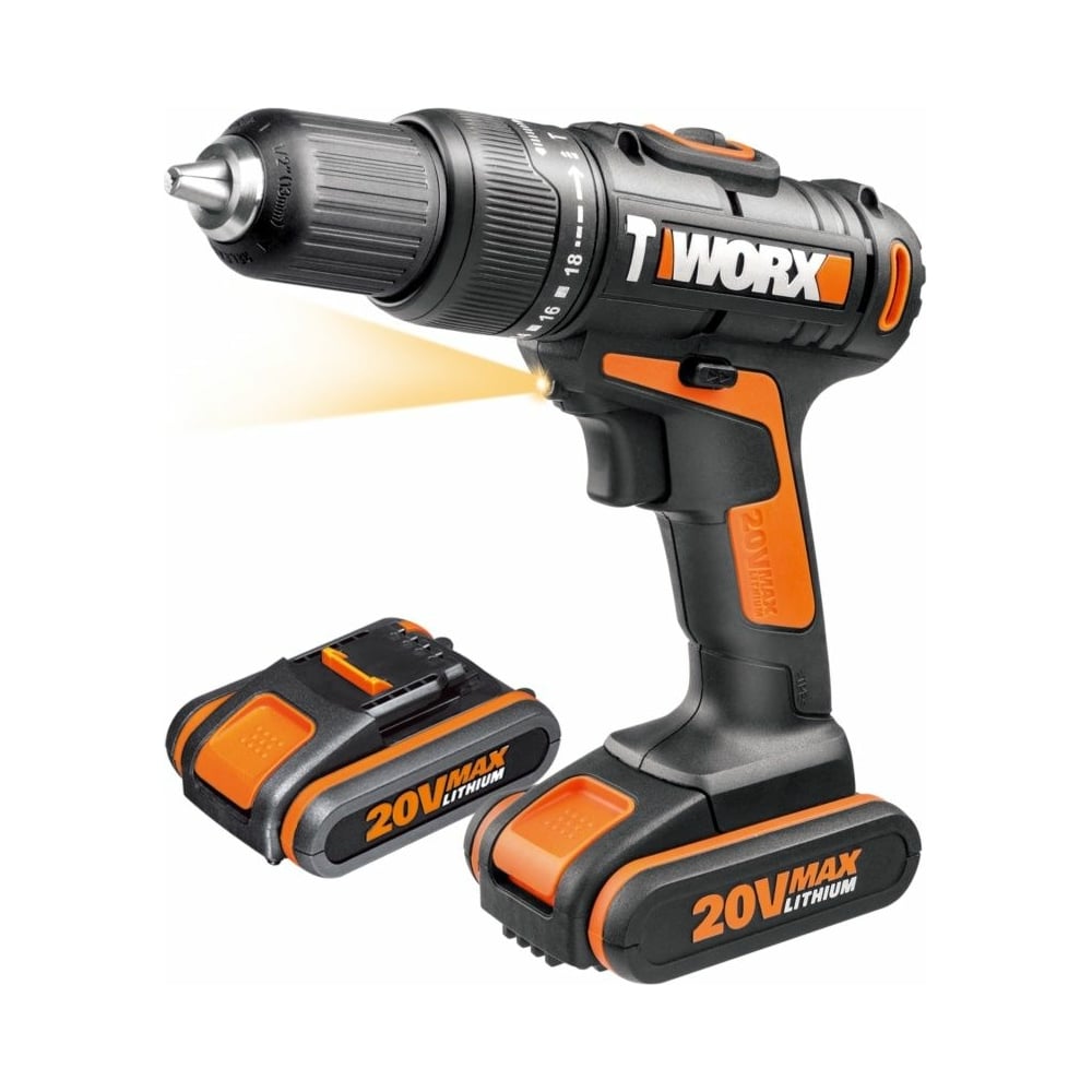 фото Аккумуляторная ударная дрель-шуруповерт worx wx371.1