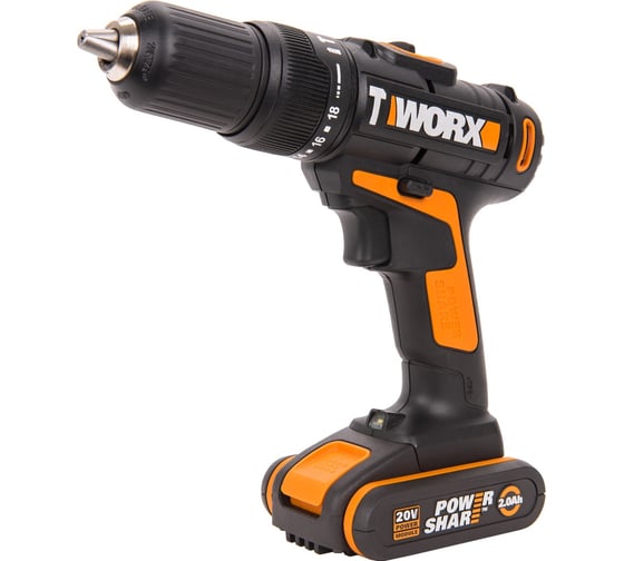 Изображение товара Аккумуляторная ударная дрель-шуруповерт WORX WX371.1