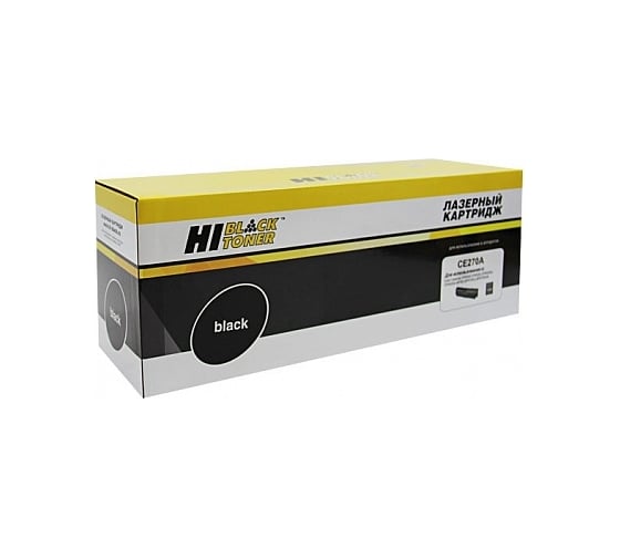 Изображение товара Картридж Hi-Black CE270A для CLJ CP5520/5525/Enterprise M750, Bk, 13.5K HB-CE270A