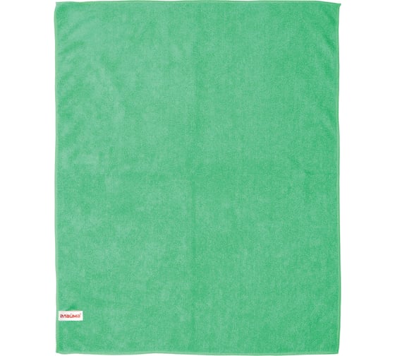 Изображение товара Тряпка для мытья пола LAIMA, плотная микрофибра, 50х60 см, зеленая 601251