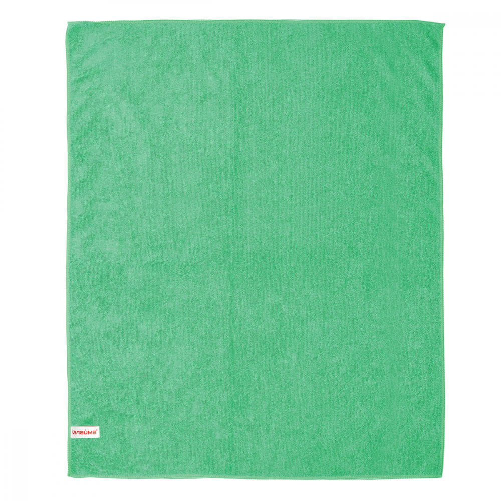 Тряпка для мытья пола ЛАЙМА тряпка для мытья пола плотная микрофибра 70х80см зелёная лайма 603931
