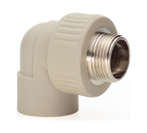 Изображение товара Комбинированный угольник LAMMIN ppr нр 25x3/4" 75/15 серый Lm31051025020G