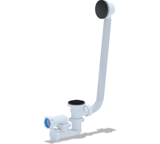 Изображение товара Сифон для ванны Cersanit prime black универсальный, клик-клак 64287