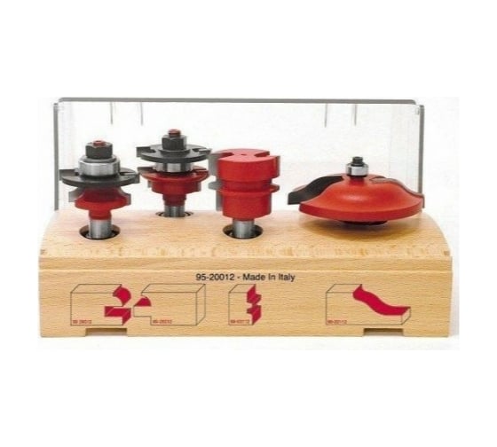 Изображение товара Набор фрез (4 шт; хвостовик 12 мм) FREUD PRO 95-20012