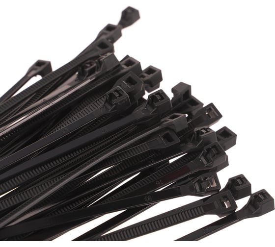 Изображение товара Нейлоновый хомут KRAFT черный 3,6х150 KT 880616