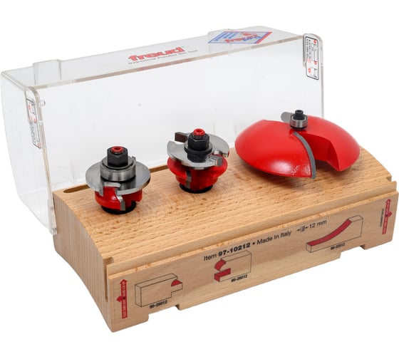 Изображение товара Набор фрез (3 шт; хвостовик 12 мм) FREUD PRO 97-10212