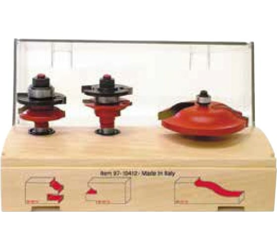 Изображение товара Набор фрез (3 шт; хвостовик 12 мм) FREUD PRO 97-10412