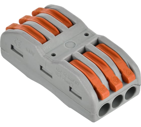 Изображение товара Строительно-монтажная клемма IEK СМК 222-4133 (4шт/упак) UKZ20-4133-004