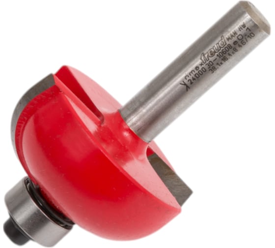 Изображение товара Фреза полукруглая выпуклая с подшипником (38.1х16.3 мм; хвостовик 8 мм) FREUD PRO 30-10608