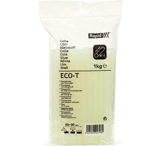 Изображение товара Стержень клеевой универсальный (12х190 мм; 1 кг) RAPID 40302798