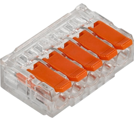 Изображение товара Строительно-монтажная клемма IEK СМК 221-615 (4шт/упак) UKZ40-615-004