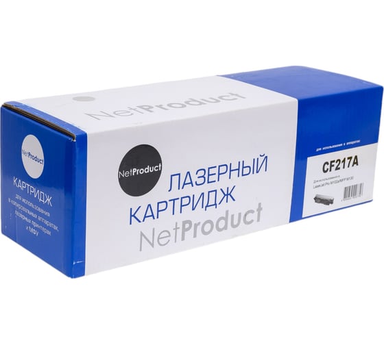 Изображение товара Картридж Netproduct CF217A / HP 17A с чипом, для HP LJ Pro M102a/MFP M130, 1,6K N-CF217A