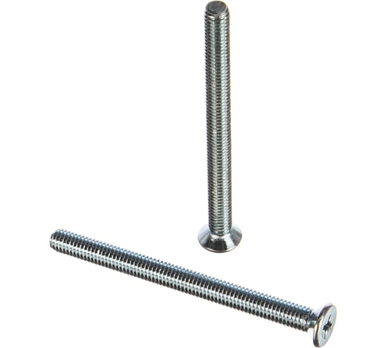 Изображение товара Винт с потайной головкой Саморезик 5х60 оцинк. DIN 965, 150 шт. DIN965-5х60-150