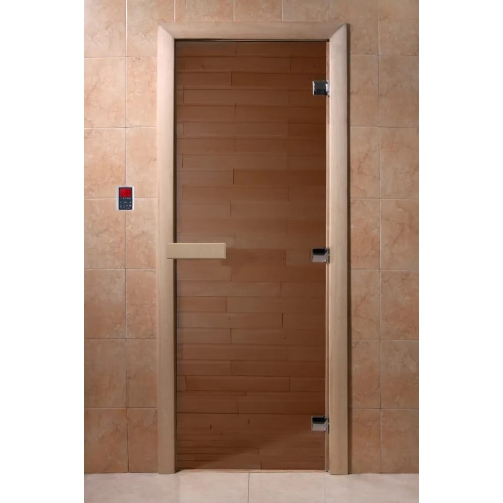 Правая дверь для бани DoorWood заглушка для lock fm правая arlight пластик