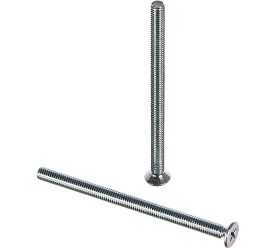 Изображение товара Винт с потайной головкой Саморезик 5х75 оцинк. DIN 965, 150 шт. DIN965-5х75-150