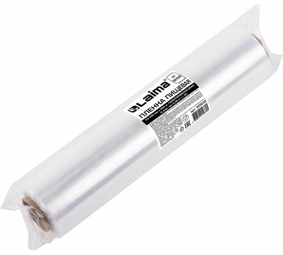 Изображение товара Пищевая пленка ЛАЙМА ПЭ 300 мм х 300 м 605039