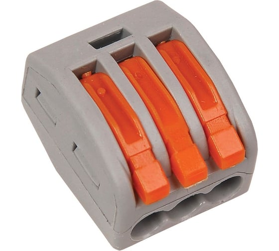 Изображение товара Строительно-монтажная клемма IEK СМК 222-413 (4шт/упак) UKZ-004-413