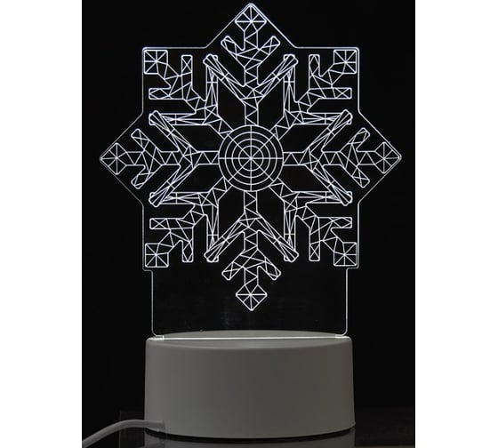 Изображение товара Декоративный светильник ENERGY en-nl 26 3d снежинка 106257