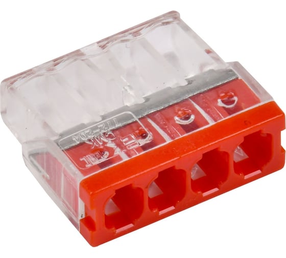 Изображение товара Строительно-монтажная клемма IEK СМК 772-204 (4шт/упак) UKZ30-204-004