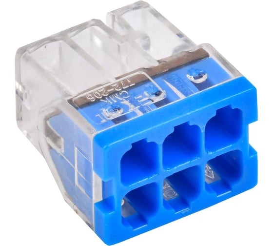 Изображение товара Строительно-монтажная клемма IEK СМК 772-206 (4шт/упак) UKZ30-206-004