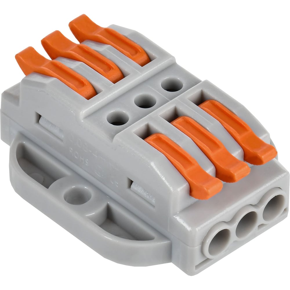 Изображение товара Строительно-монтажная клемма IEK СМК 222-4133p 4 шт/упак надежное соединение