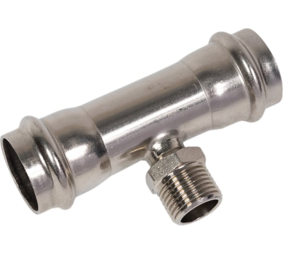 Изображение товара Тройник VALTEC с наружной резьбой, нержавеющая сталь 28х1/2 VTi.933.I.280428