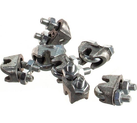 Изображение товара Канатный зажим Саморезик ZK-3 DIN 741, 20 шт DIN741-ZK-3-20