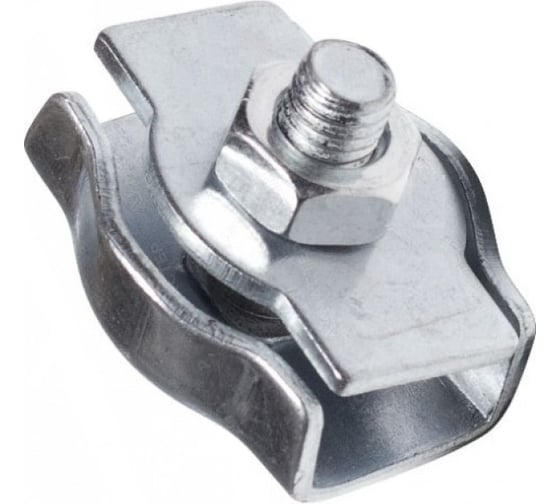 Изображение товара Плоский зажим-соединитель троса Саморезик SIMPLEX D5 мм 20 шт ZS-D5-20