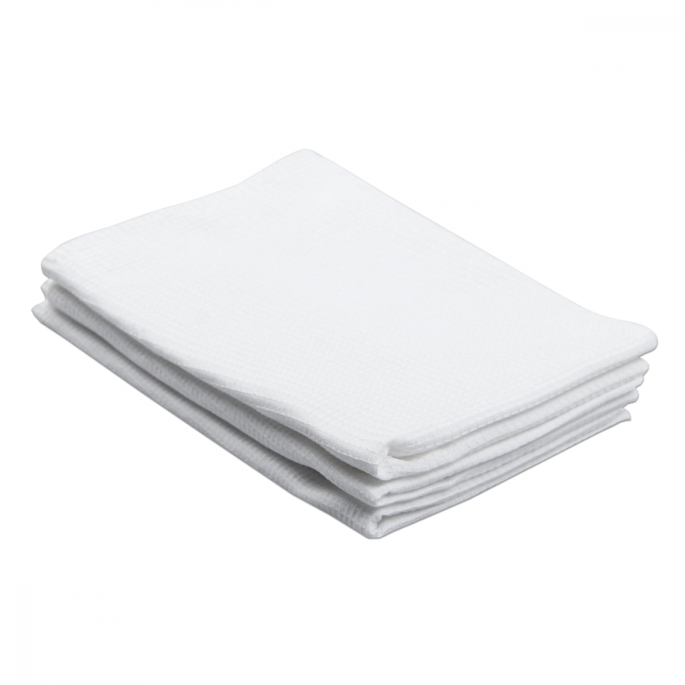Отбеленное вафельное полотенце ЛАЙМА полотенце для рук 71x46 см kassatex chalet white chl 110 w