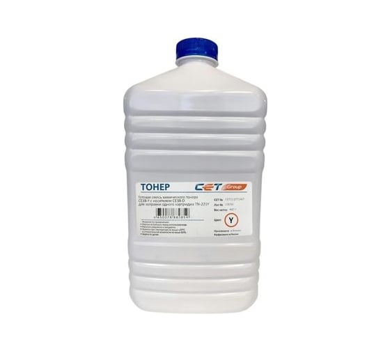Изображение товара Тонер CET CE38-Y 111071467 желтый бутылка 467 г KONICA MINOLTA Bizhub C227/287 для принтера 1393946
