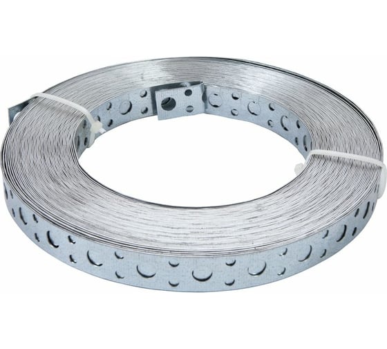 Изображение товара Монтажная лента Саморезик RТМ7, прямая, 20х0,5 мм, 5 шт, 25 м TM7/25