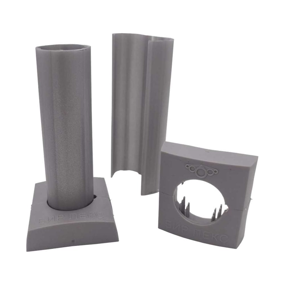 Изображение товара Кожух BYR PEX 100 мм (2 шт.) накладка серая (2 шт.) 2066 х 2 х 2070