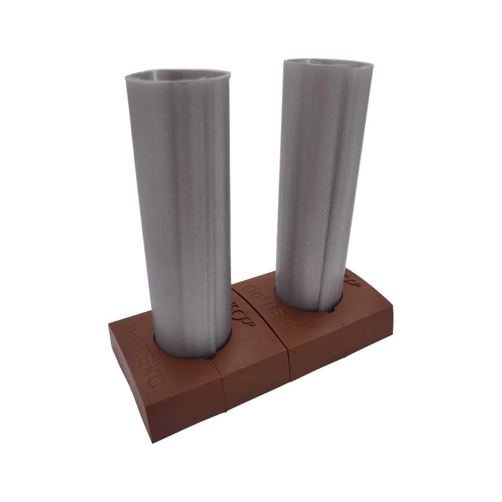 Изображение товара Кожух BYR PEX 100 мм (2 шт.) накладка коричневая (2 шт.) 2066 х 2 х 2071