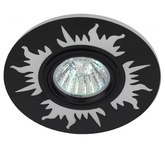 Изображение товара Светильник ЭРА DK LD30 BK декор cо светодиодной подсветкой MR16, 220V, max 11W, черный Б0036498