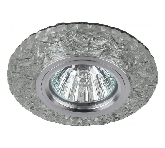 Изображение товара Светильник ЭРА DK LD4 SL/RGB декор cо светодиодной подсветкой мультиколор, прозрачный Б0019207