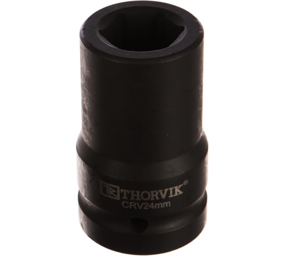 Изображение товара Головка торцевая для ручного гайковерта 1DR 24 мм THORVIK 52755