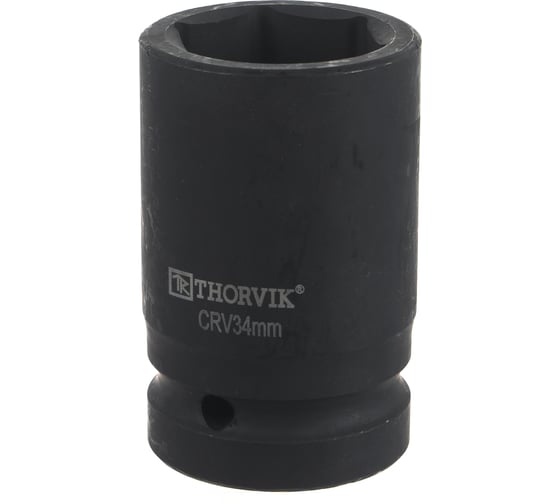 Изображение товара Головка торцевая для ручного гайковерта 1DR 34 мм THORVIK 52787